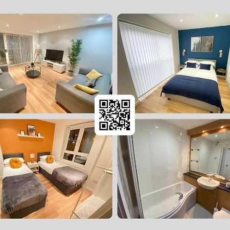 Large 5-Bed City Centre Townhouse With Secure Parking Manchester Exteriör bild