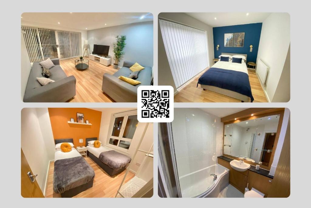 Large 5-Bed City Centre Townhouse With Secure Parking Manchester Exteriör bild